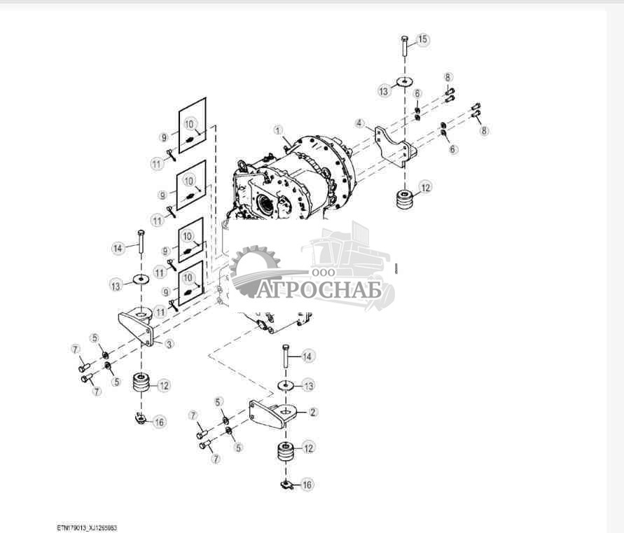 Трансмиссия с блокируемым гидротрансформатором 
